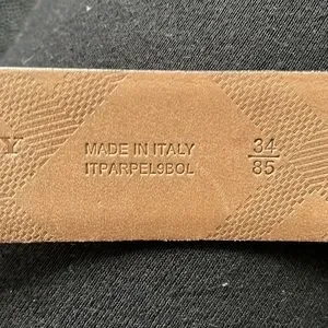 Burberry | Accessories | Burberry Black Leather Belt Size 34  display picture 3